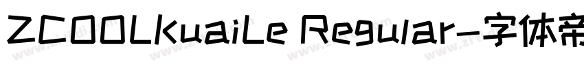 ZCOOLKuaiLe Regular字体转换